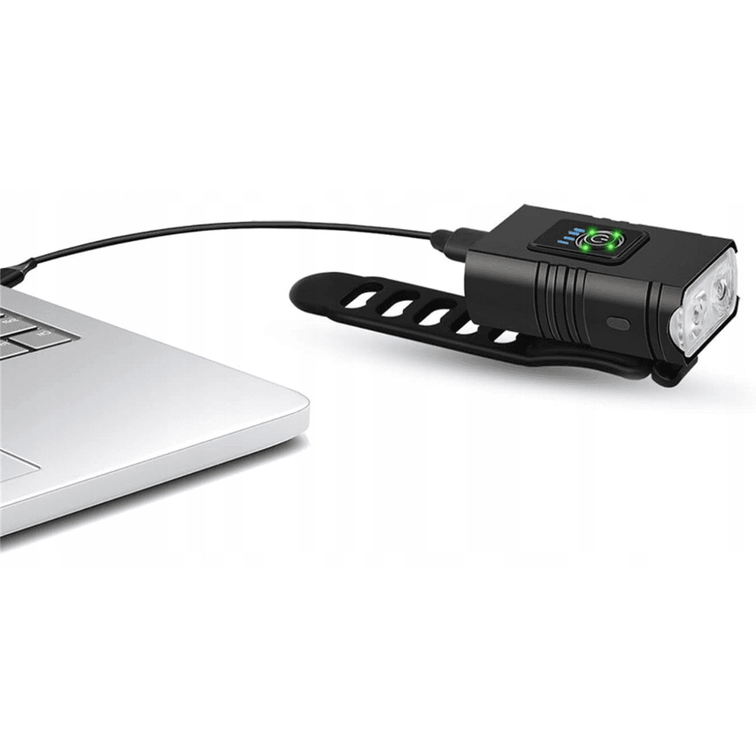 Bike Light PRO X1000 – Zestaw Lamp Rowerowych LED (USB)